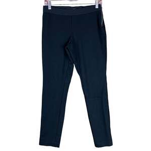 J Crew Mercantile Womens Pants Black Skinny Tapered Side Zip Leggings Stretch 8